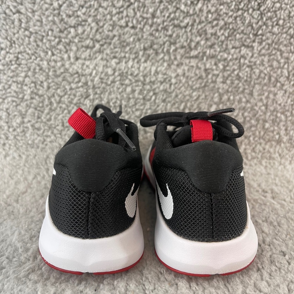 Nike Zoom Assersion Kids 10.5C Black Red Basketball Mid Top Shoes 918384-009 - Picture 5 of 9